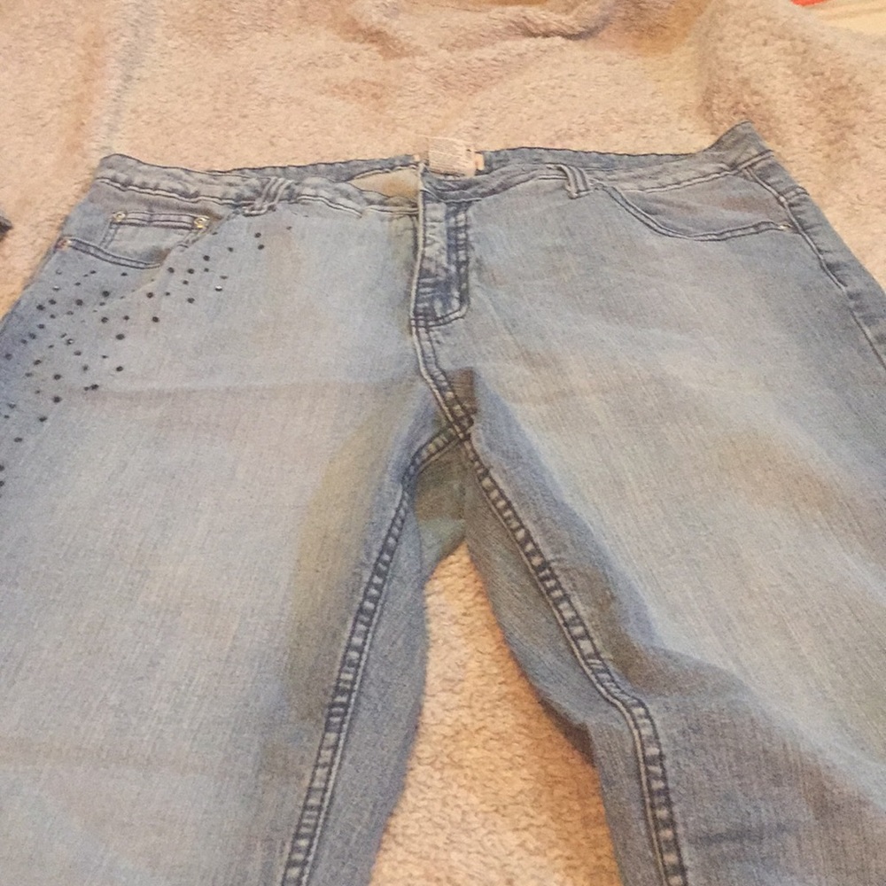 Light blue jeans